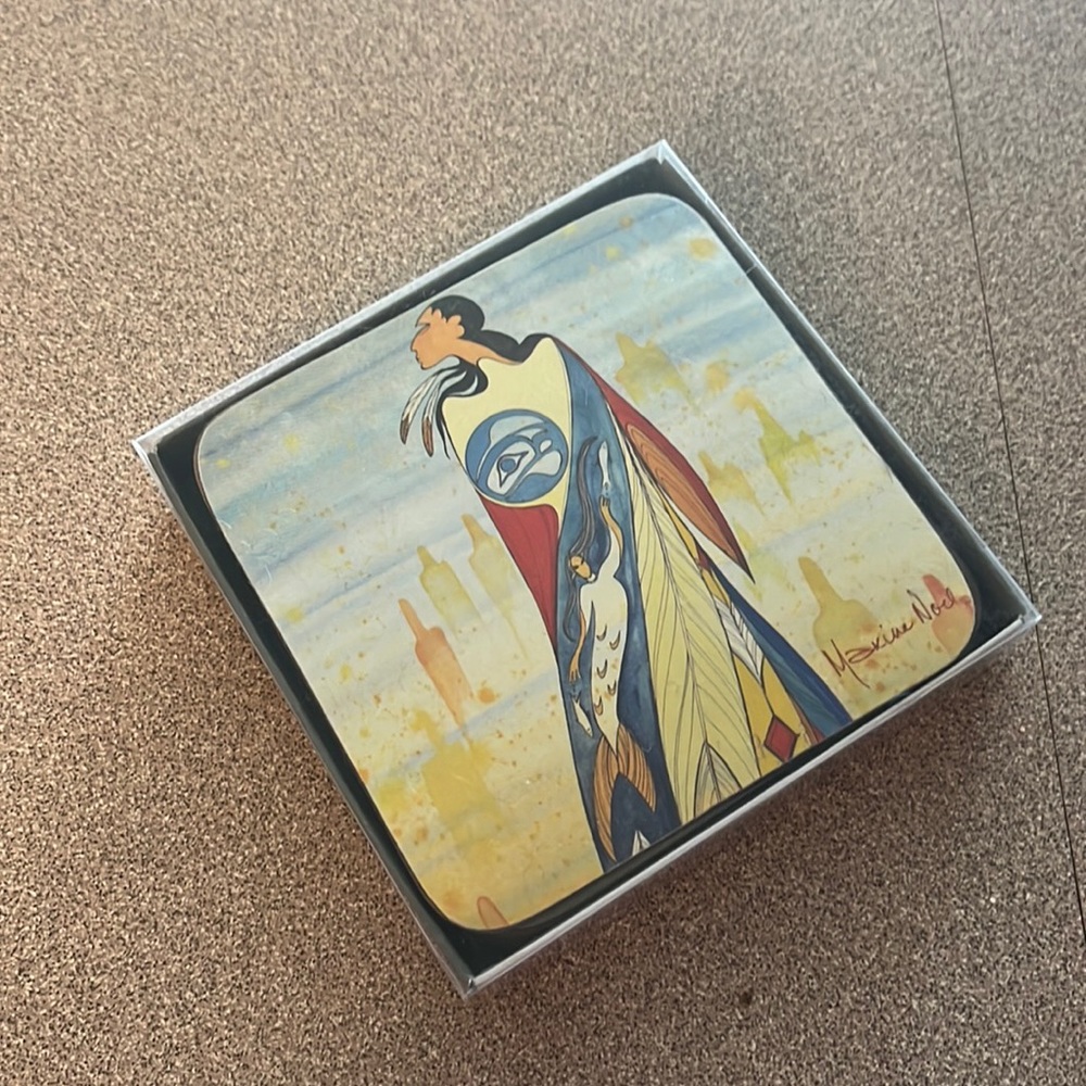 Indigenous artwork Coaster set